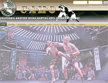 Tablet Screenshot of camo-mma.org